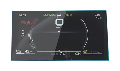 Ciloc Láminas Protectoras Pantalla Para BYD Qin PLUS 2021 2022 2023 2024 2025 10,1 12,8 Película Protectora Para El Salpicadero Coche(21 Instrument Film)