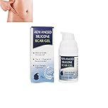 Crema Riparatrice per Cicatrici per Il Viso,Gel Avanzato per Cicatrici,Gel Avanzato per la Rimozione delle Cicatrici,Crema per Cicatrici Per Cicatrici Post-operatorie Parti Cesarei,Smagliature,Ustioni