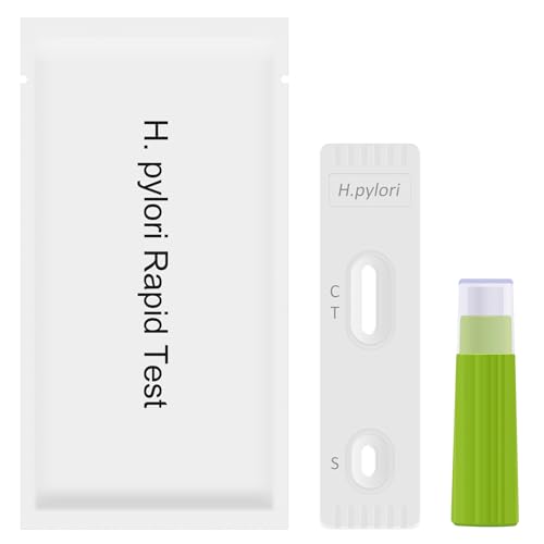 H. Pylori Rapid Test at Home (4 Tests)- Helicobacter Pylori Self Testing Kit, Results in 10 Minutes