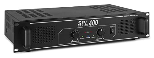  Skytec SPL 400 Casa Cablato Nero amplificatore audio