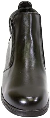 Peerage Juliet (LB7026) Women Wide Width Leather Casual Ankle Boots BLACK 8 | Image 1