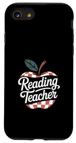 Reading Teacher Checkered Apple Classroom Case for iPhone SE (2020) / 7/8