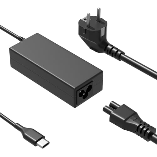 45W USB Type C Chromebook Chargeur pour Lenovo Acer HP Dell ASUS Samsung Google Pixel Huawei Chromebook Ordinateur Portable Alimentation Adaptateur