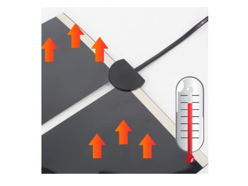 ReptilHábitat Heizmatte 5W, 7W, 14W, 20W, 28W, 35W, 45W mit Thermostat, Temperatur einstellbar. Für Schildkröten, Eidechsen, Schlangen, Küken. Ideal für Terrarien und Gewächshäuser