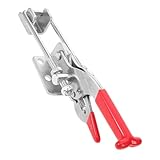 Healifty Heavy Duty Rubber Hood Catch T-Handle Latch with Elastic Shock Absorption for Engine Cover, Stainless Steel Toolbox Hold-Down Lock for Automotive and Industrial Use