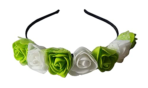 Flower Hairband for Girls -(Green+White) (B09X44F1HD) Amazon Price History, Amazon Price Tracker