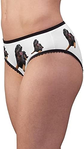 DogsMakeMeHappy Hovawart Panties,Hovawart Underwear, Briefs, Cotton Briefs, Funny Underwear, Panties For Women