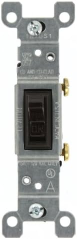 Leviton 15 Amp, 120 Volt, Toggle Framed Single-Pole AC Quiet Switch ...