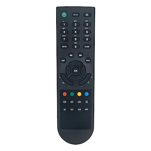 VINABTY Replacement TV Remote Control fit for Bush BFSAT02SD TV, black