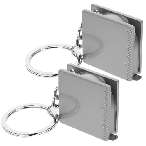 Mini Cinta Métrica Retráctil 2pcs 1m Llavero miniatura 1