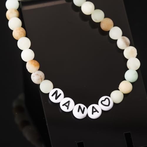 Kivosliviz Nana Bracelet Beaded Gifts from Granddaughter Grandson Mothers Day Jewelry Nana Bracelet2