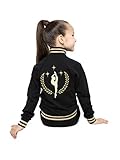 Tracksuit Girls Rhythmic Gymnastics Active Clothing Set Jacket Jogger (152-158 cm)