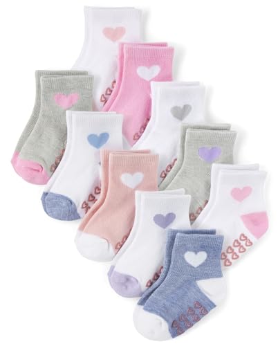 The Children's Place Baby Girls And Toddler Midi Socks Variety Pack