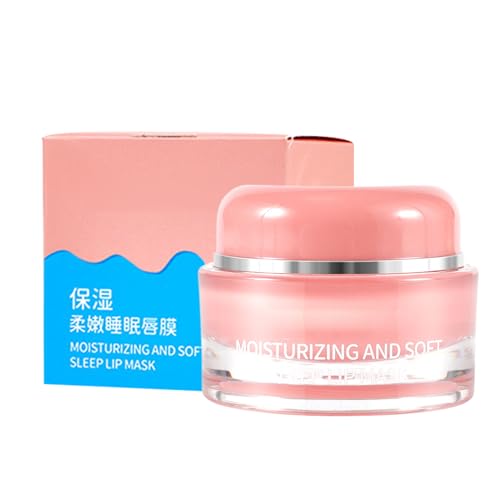 Lip Sleeping Balm | Crema de labios nocturno de sueño nocturno anticipado | 15 g de bálsamo humectante | Protección SPF | Hidratación | Ingredientes naturales | Perfecto para adultos hombres y mu