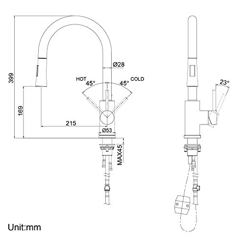 Synlyn-Grifo-de-cocina-con-sensor-tactil-Grifo-Cocina-con-2-Modos-Ducha-Extraible-con-ducha-doble-Grifo-Mezclador-a-360–Giratorio-de-Cocina-de-acero-inoxidable-304-Monomando-de-una-sola-palanca