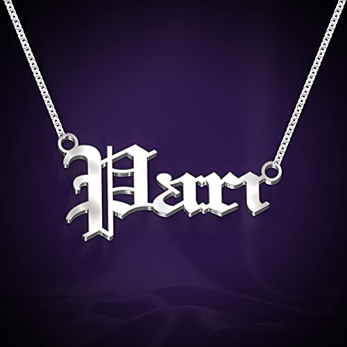 Image of Pari Cursive Gold & Silver Name Pendant Necklace, Best Jewelry Gift for Girls.