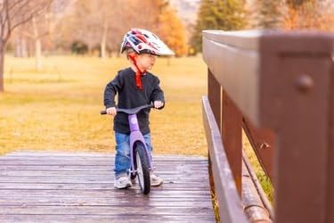 Strider 12&rdquo; Comp Bike(Purple) - No Pedal Balance Bicycle for Kids 1 to 3 Years - Easy Assembly & Tool-Free Adjustments