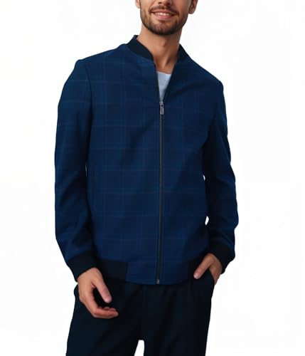 Mens Casual Bomber Sport Coat Lightweight Jacket