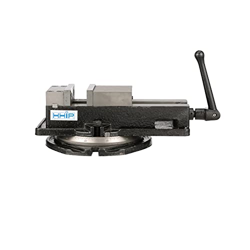 HHIP 3900-2102 Pro-Series Heavy Duty Milling Vise with Swivel Base, 4