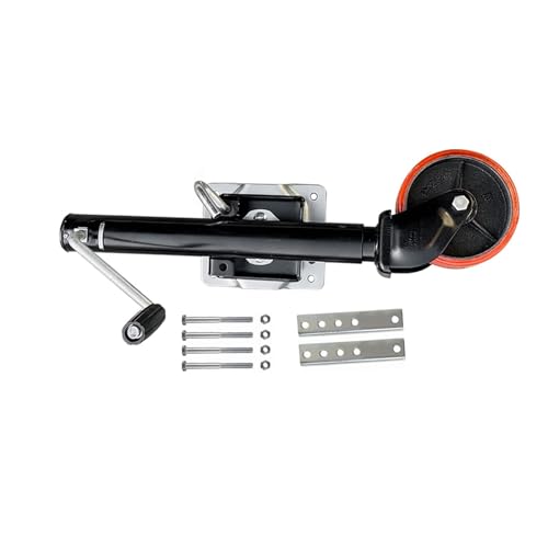 WUHGI Gato de Remolque Giratorio de Alta Resistencia para Uso Marino, Rueda Jockey automática para Remolque, Rueda Jockey giratoria para Remolque, Rueda Jockey para Barco de Alta Resistencia de 1