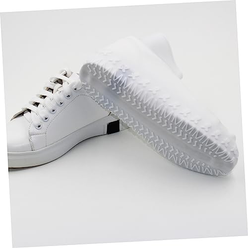 SUPVOX 2 pares cubre zapatos para niños, cubiertas impermeables antideslizantes de silicona para adultos y niños miniatura 5