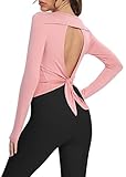 Bestisun Workout Shirts Crop Workout Tops for Women Long Sleeve Activewear Yoga Gym Crop Tops Wokout...