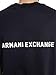 Armani Exchange Men's Back Logo Tee, Deep Navy, Large