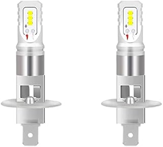 KATUR H3 Led Fog Light Bulb Max 80W High Power CSP Chips Extremely Bright 1600 Lumens 6500K Xenon White Replace for Fog Light or Daytime Running Light DRL,Pack of 2