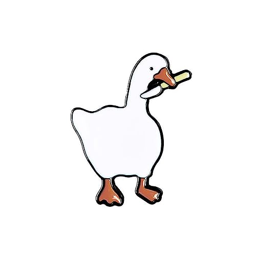 ROSTIVO Enamel Pins for Backpacks Goose Lapel Brooches Pin for Men and Women Novelty Pins for Bags Jackets Hats
