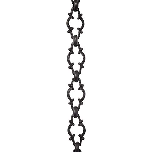 Image of RCH Hardware CH-36-OBB Brass Chandelier Chain, Oil Bronzed Black (1 Foot)