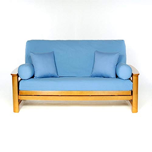 Royal Heritage Home Futon Cover 100% Cotton, Full Size, Bluebonnet