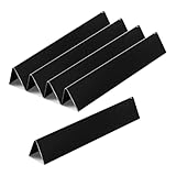 VEVOR 5 Flavorizer Bars Aromaschienen Flammenverteiler (porzellanemaillierter Stahl) für Grills (Weber Spirit I & II 300 Serie), einschließlich Spirit E-310, ll S-310, ll E-320, Hitzeschild Schwarz