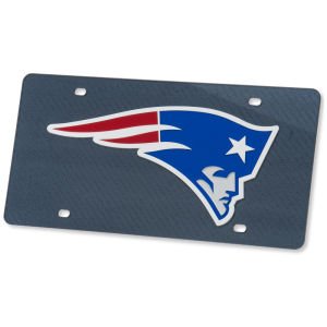 Stockdale New England Patriots Carbon License Plate