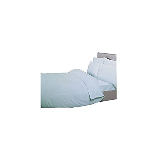 Buy Charlotte Thomas Percale Plain Dye, Flat Sheet Light Blue, Double