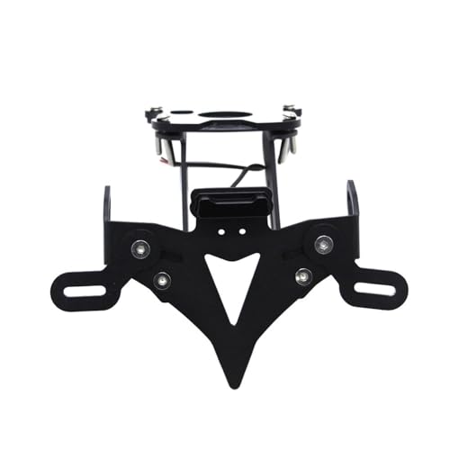 Support de plaque d'immatriculation MT09 inclinaison fixe et rigide anti-vibrations