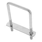 Zerodeko Heavy Duty 304 Stainless Steel Square U Bolts Clamp Set M8 X 60 X 120mm with Nuts and Plates for Trailer, Automobile, and Industrial Use