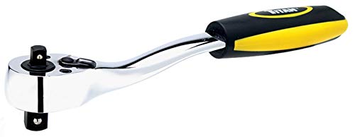 Titan 12052 1/4-Inch and 3/8-Inch Dual Drive x 8-Inch 72-Tooth Dual Head Offset Ratchet