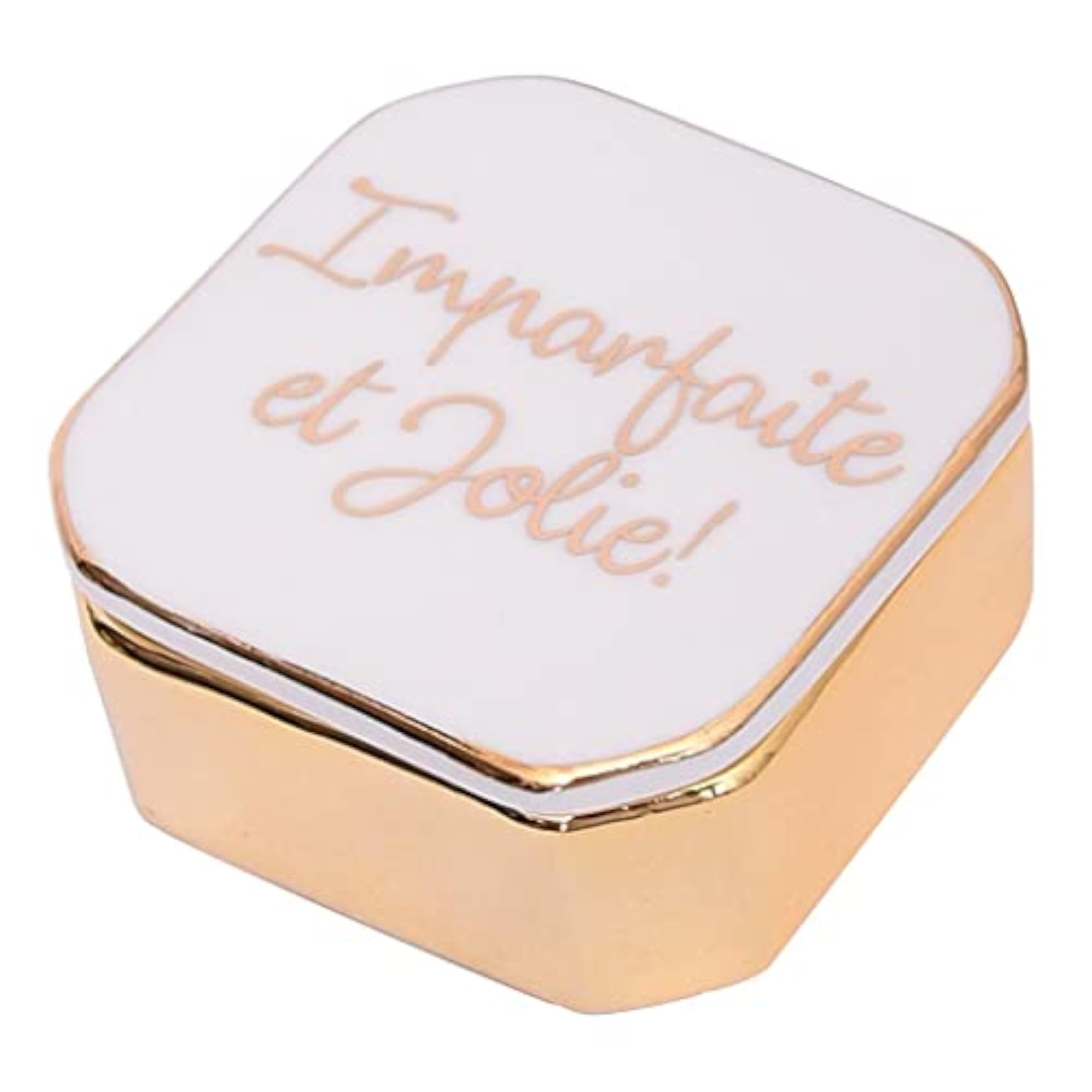 Mini Travel Jewelry Ceramic Box for Makeup Display Organizer