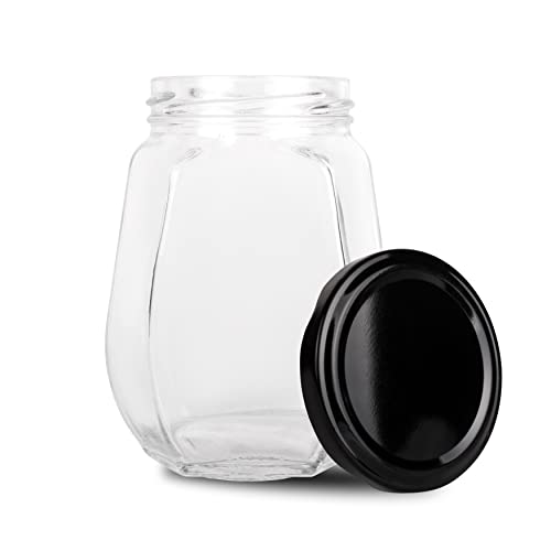 Image of Food Storage Containers, Jar For Spice, pickel, mason jar for honey, jam, pantry Pack of (12)