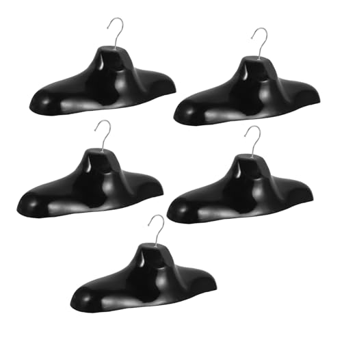 MUELODSIC Fashionable Scarf Rack 5pcs Shoulder Shape Hangers Space-efficient Safe for Home Store Use