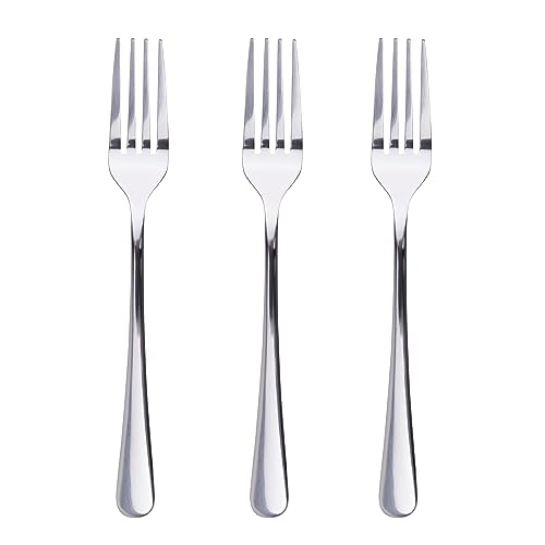 San Ignacio Set 3pc tenedores postre acero inox brillo natur