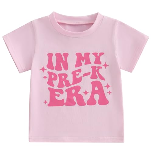 Image of Kids Girls First Day of School Shirt in My Pre-K /Kindergarten /First /Second /Third /Fourth /Fifth Grade Era T-Shirt