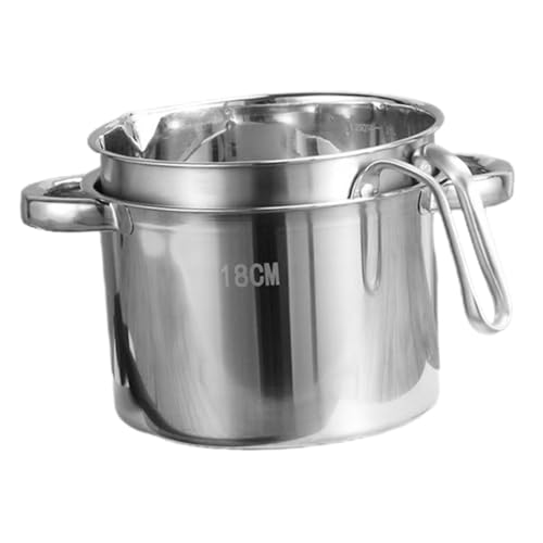 Unomor Candle Melting Pot for Cheese Butter Double Boiler Cheese Melt Pot Kitchen Gadget Stainless Steel