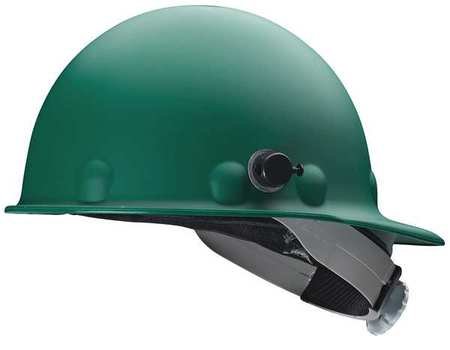 Hard Hat, Front Brim, G/C, SwingStrap, Green