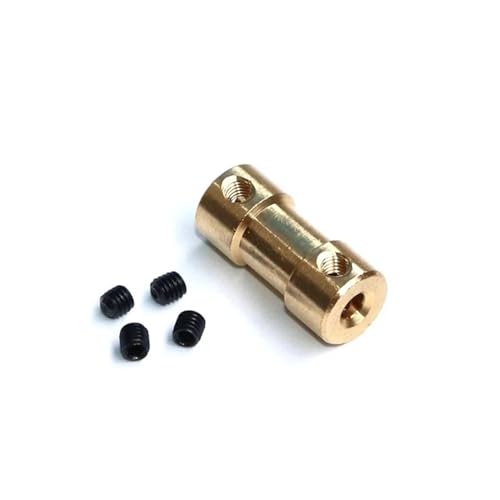 Accouplement en laiton d'arbre moteur 3.17mm-2mm, raccord durable D9 L20