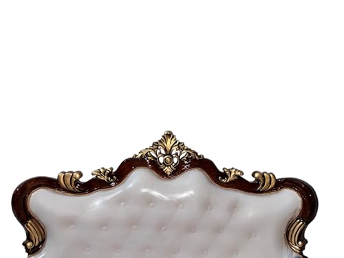 Image of Wooden Sofa Set Carving for Living Room (5 Seater Sofa @3)