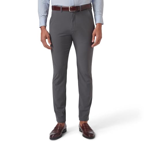 Mizzen+Main Men's Helmsman Chino Pant, Athletic Tapered Fit, Wrinkle-Resistant, Moisture Wicking, Four-Way Stretch
