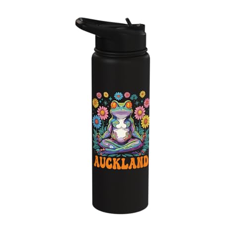 Auckland Whimsical Frog Stainless Steel Water Bottle