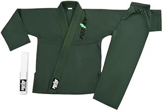 Kids Brazilian Jiu Jitsu Gi For Kids BJJ Gi Youth Grappling Kimonos Preshrunk Lightweight Martial Arts Uniform