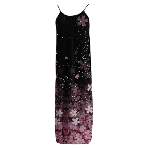 Image of HTHLVMD Backless Cami Dress Summer Dresses for Women 2026 Spaghetti Strap Dresses Womens Solid Color Backless Cami Dress